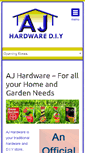Mobile Screenshot of ajhardware.co.uk